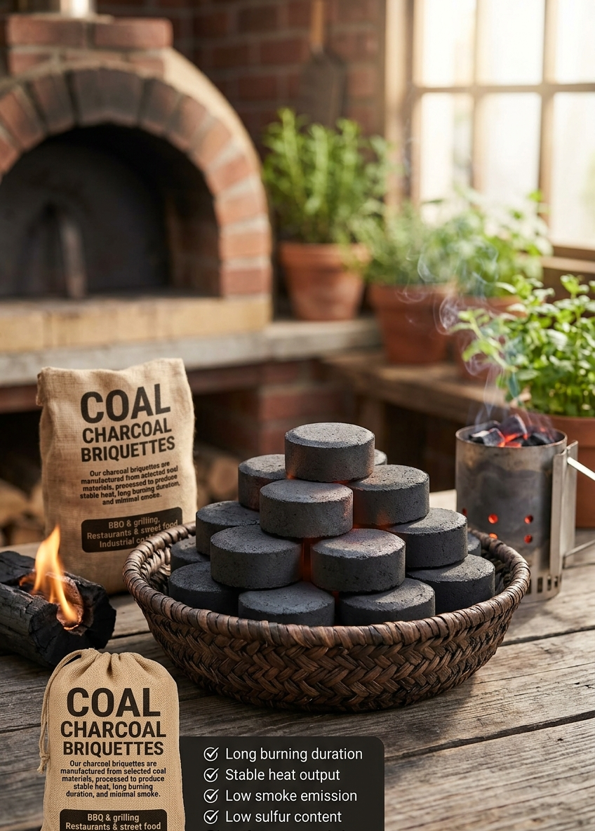 Coal Charcoal Briquettes